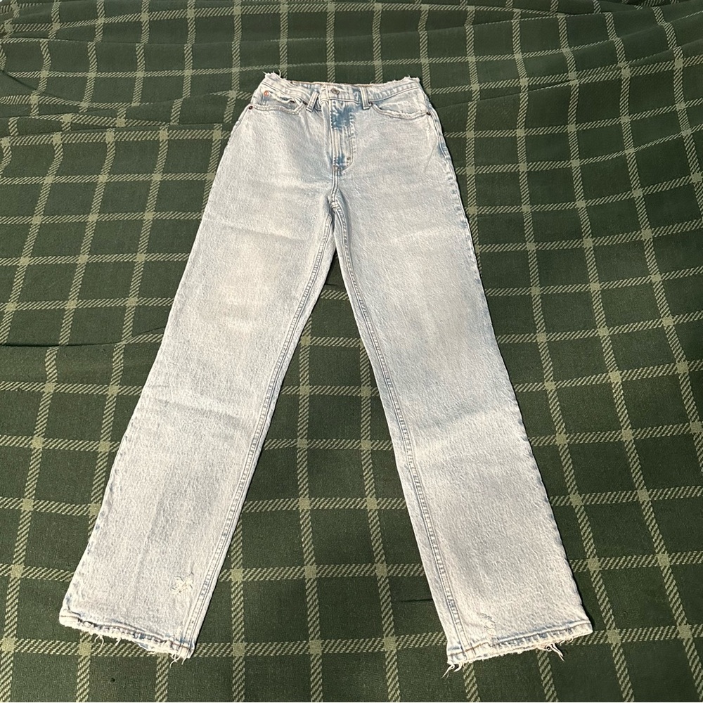 Abercrombie High Rise 90s Straight Jean